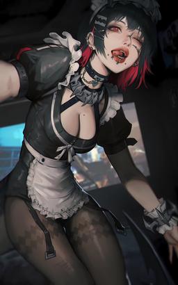 Goth ELLEN ❤️ [ZZZero] (3000x4800)           8K Upscaled Version in Comments