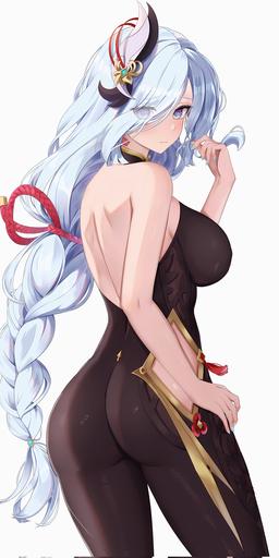 Thicc SHENHE ❤️ [Genshin Impact] (2500x5000)     