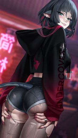 Jane Doe in a sweater [Zenless Zone Zero] (2160x3840)