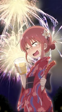 Drinks at the festival [Kobayashi San Chi No Dragon Maid](1744X3104)