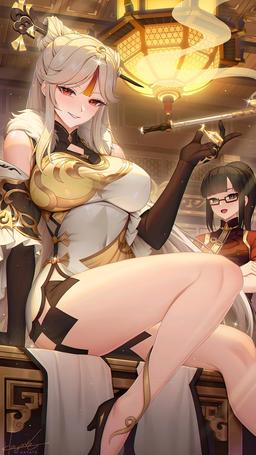 THICC Ningguang [Genshin] (2250x4000)