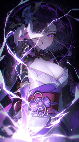 RAIDEN SHOGUN 💜 [Genshin Impact] (2160x3840)    5K Version in Comments