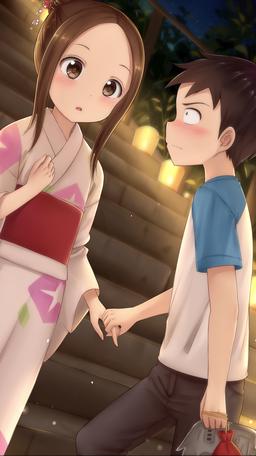 Summer Festival [Karakai Jozu Takagi-San](1968X3504)