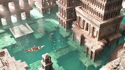 Flooded Temple by ChuckCG