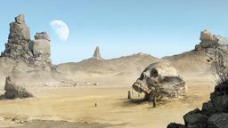 The Desert Skull Entrance by Vincent MacTiernan