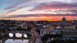 Rome - Vatican Sunset Panorama by Jean Claude Castor [3840x2160]