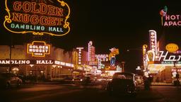 Fremont Street, Downtown Las Vegas, 1952 (Photo by Edward N. Edstrom) [3840x2160]