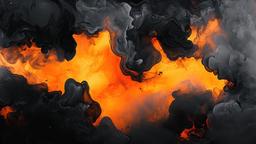 Dark Smoke Vibrant Flames [1920x1080]