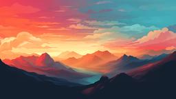 Sunset Mountains [3840x2160]