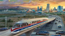 Futurerail by John Berkey, 1988 [3840x2160]