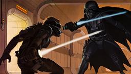 Luke vs Darth Vader by Ralph McQuarrie [3840x2160]