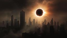 Eclipse Over The Metropolis [1920x1080]